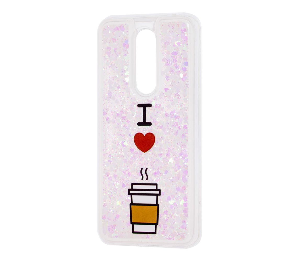 Накладка Lovely Stream для Meizu M8 Note (M822) (i love coffee)-0